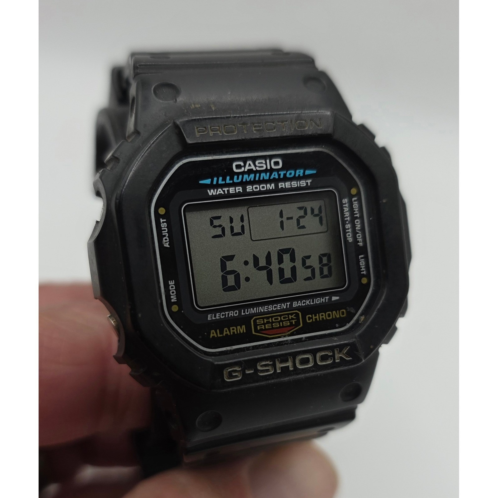 Casio GShock Dw5600e Mens Digital Watch Black Square Water Resist 200m 3229